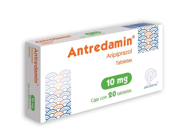 Antredamin 10 Mg C/ 20 Tab Aripiprazol 20 Pz