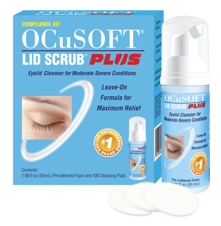 Kit Espuma Limpiadora De Párpados ¿Ocusoft 50 Ml