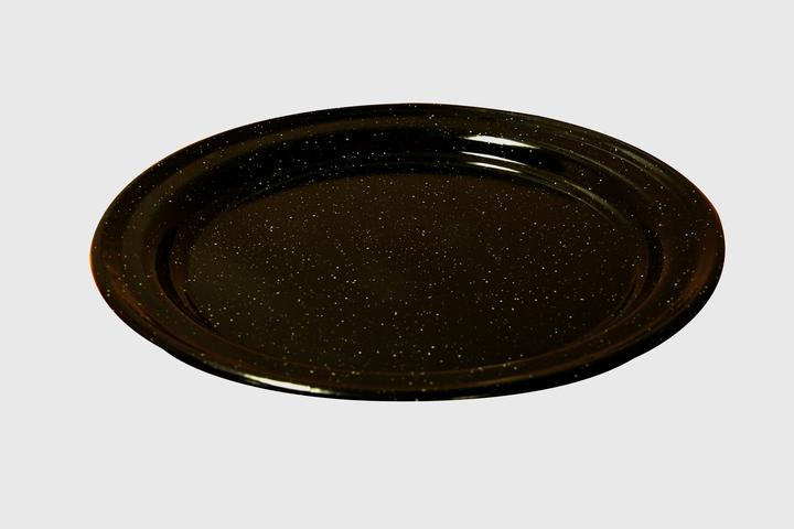 Plato 26cm Peltre Negro 1 Pz