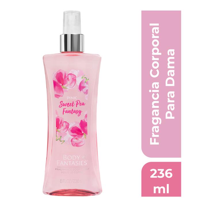 Fragancia Corporal Body Fantasies Pink Sweet Pea 236 Ml