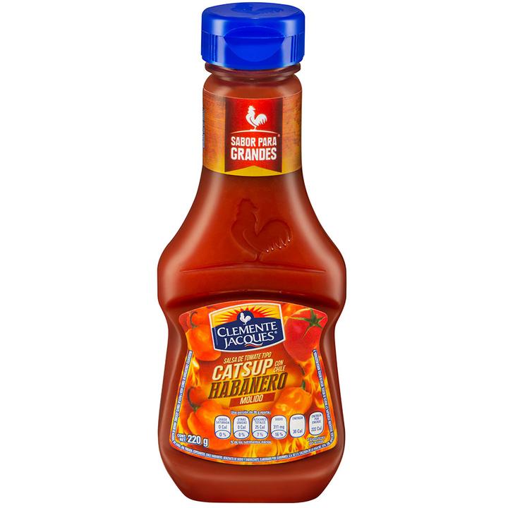 Clemente Jacques Catsup Con Habanero 220 G