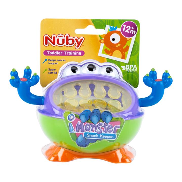 Dispensador De Botanas Y Snacks Sólidos Imonster Snack Keeper Nuby
