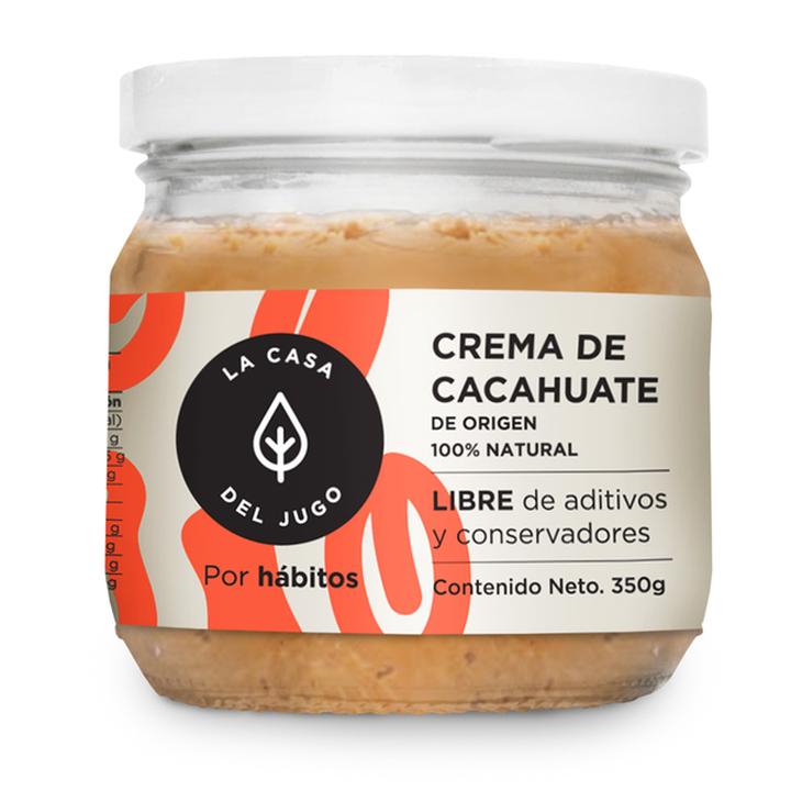 Crema De Cacahuate 100% Natural 350 G