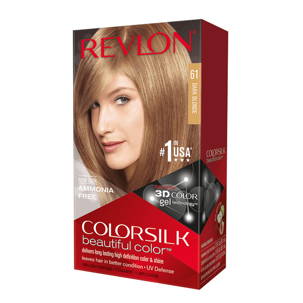 Tinte Para Cabello Colorsilk Con Queratina Tono 61 Rubio Oscuro 59.1 Ml