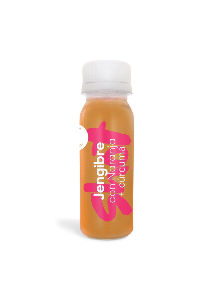 Shot Jengibre Con Naranja Y Cúrcuma 90 G
