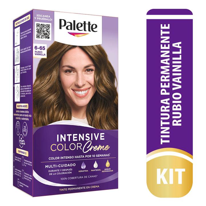 Tinte Para Cabello Palette Color Creme Rubio Vainilla 6-65