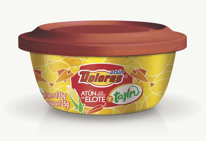 Dolores Atun Con Elote Y Tajin Cup Can 135 G