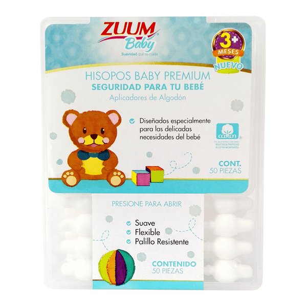 Hisopos Para Bebe En Caja 50 Pz