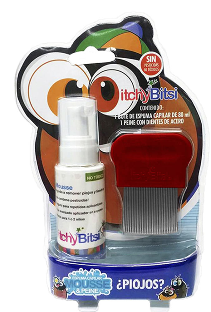 Itchybitsi Mousse Repelente Piojos 80 Ml