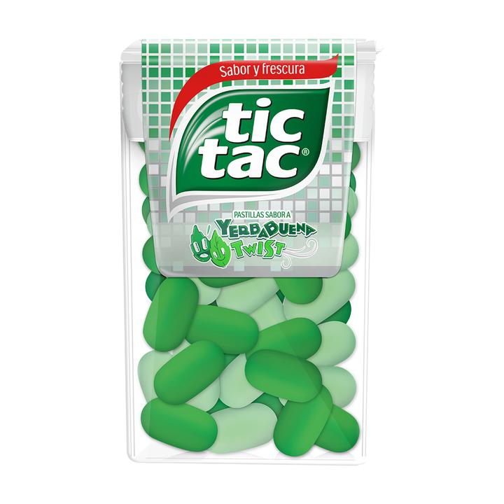 Tic Tac Yerbabuena Twist Pastillero 16gr 16 G