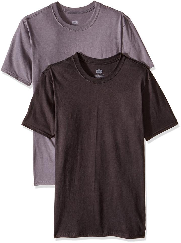 Playera Cuello Redondo Caballero Xg Paq.2 Gris/Ng 2 Pz