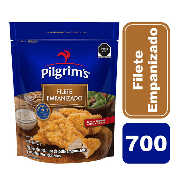 Filete De Pechuga De Pollo Empanizado 700 G