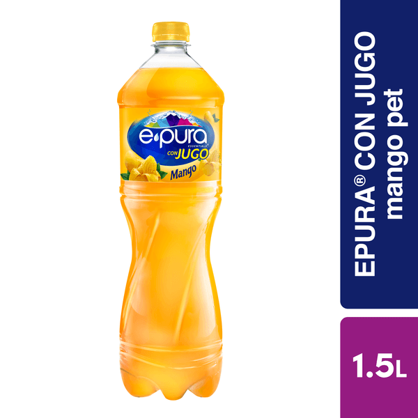 Agua Saborizada Epura Con Jugo Mango 1.5 Ls 1.5 L