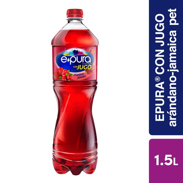 Agua Saborizada Epura Con Jugo Arandano - Jamaic 1.5 L