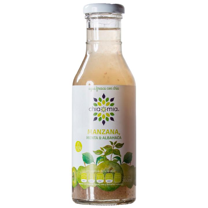 Agua Fresca Chia Manzana, Menta Y Albahaca 360 Ml