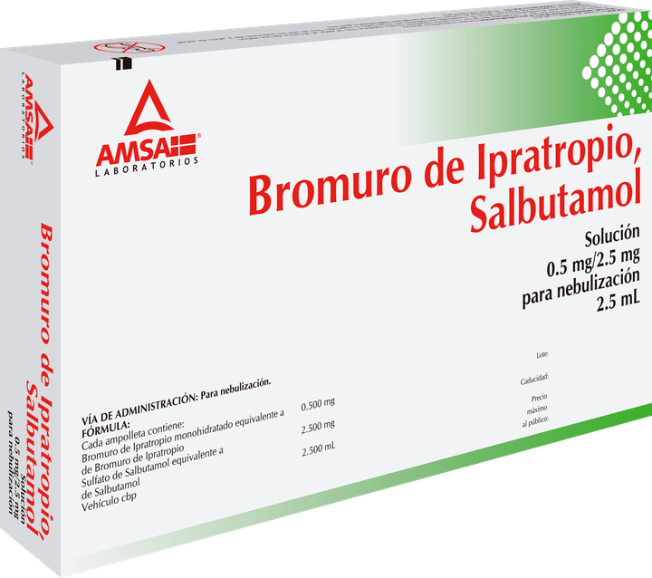 Bromuro De Ipratropio/Salbutamol Brom.Iprat./Sal 10 Pz