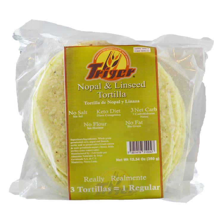 Tortilla De Nopal Y Linaza Triger 350 G
