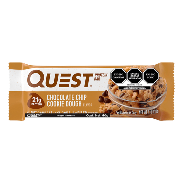 Barra De Proteína Chocolate Chip Cookie Dough 1 Pz