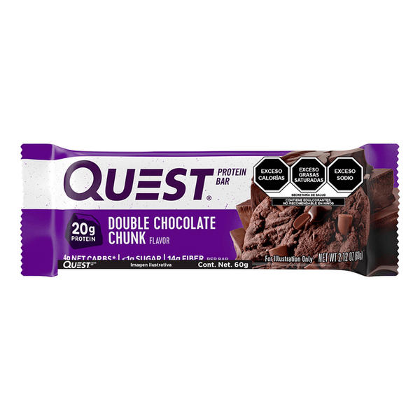 Barras De Proteína Double Chocolate Chunk 1 Pz