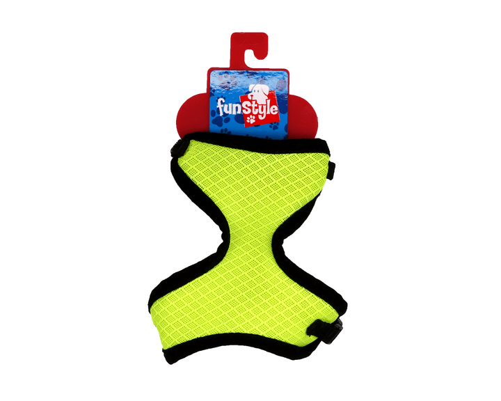 Pechera Para Mascotas Funstyle Deportiva Talla Xs Color Amarillo Y Negro