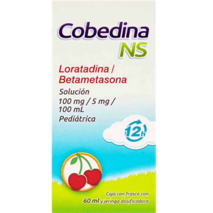 Cobedina-Ns Loratadina Betametasona Solución Pediatrica De 60 Ml