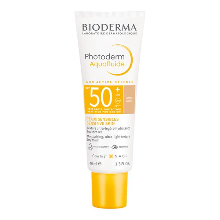 Bioderma Photoderm Aquafluido Fps 50+ Protector Solar Tono Claro 40 Ml