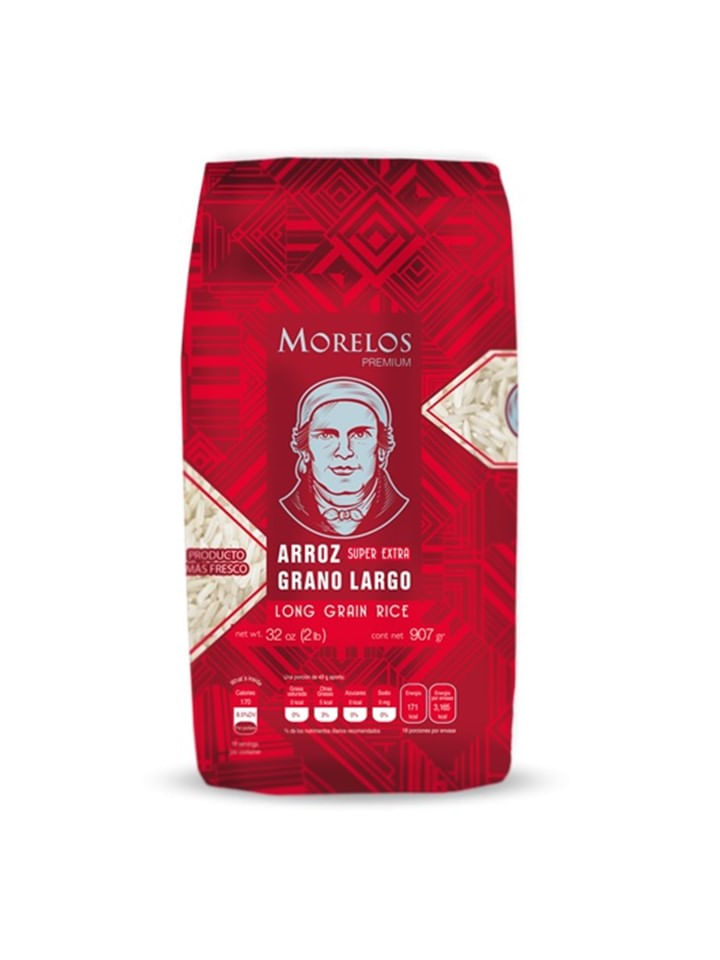 Morelos Arroz Premium Delgado 907 G