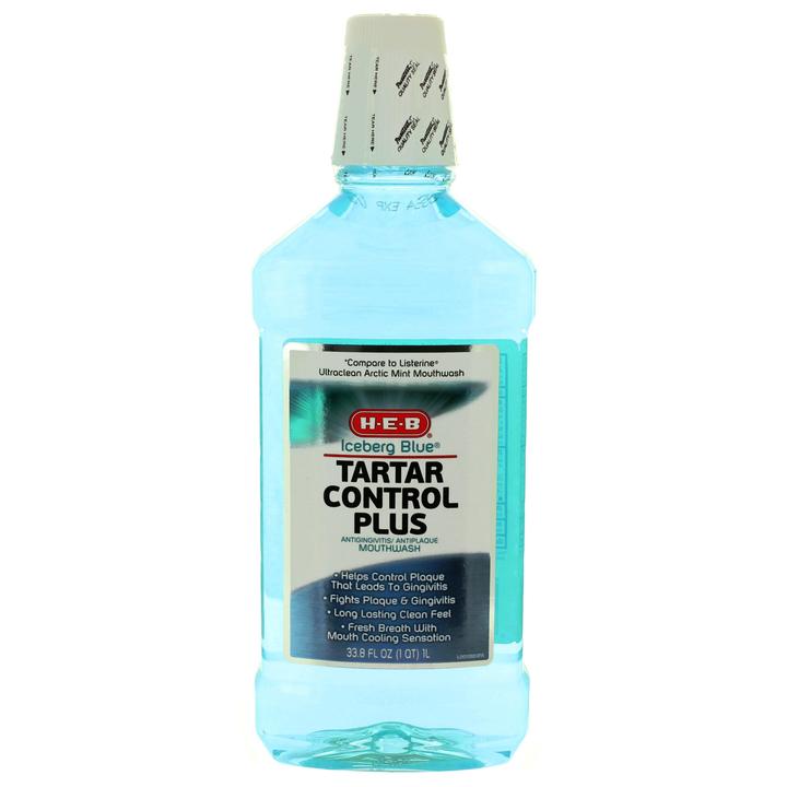 Heb Enjuague Bucal Tartar Control Plus Iceberg Blue