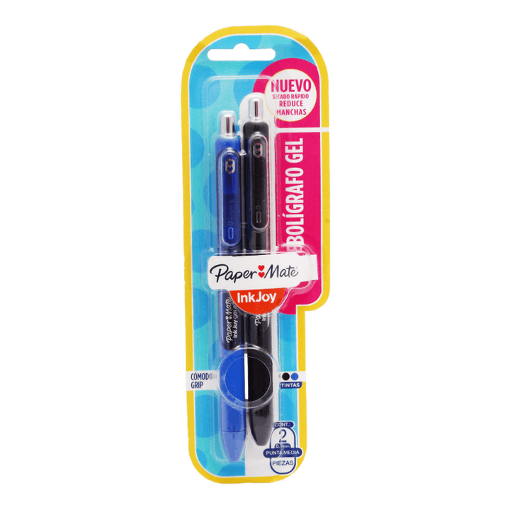 Boligrafo Papermate Inkjoy Gel Rt 0.7mm Negro/Azu 1 Cmt