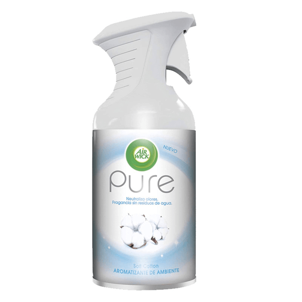 Air Wick Aromatizante En Aerosol Soft Cotton 250 Ml