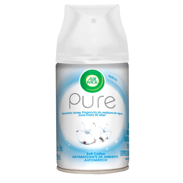 Air Wick Aromatizante Repuesto Soft Cotton 250 Ml