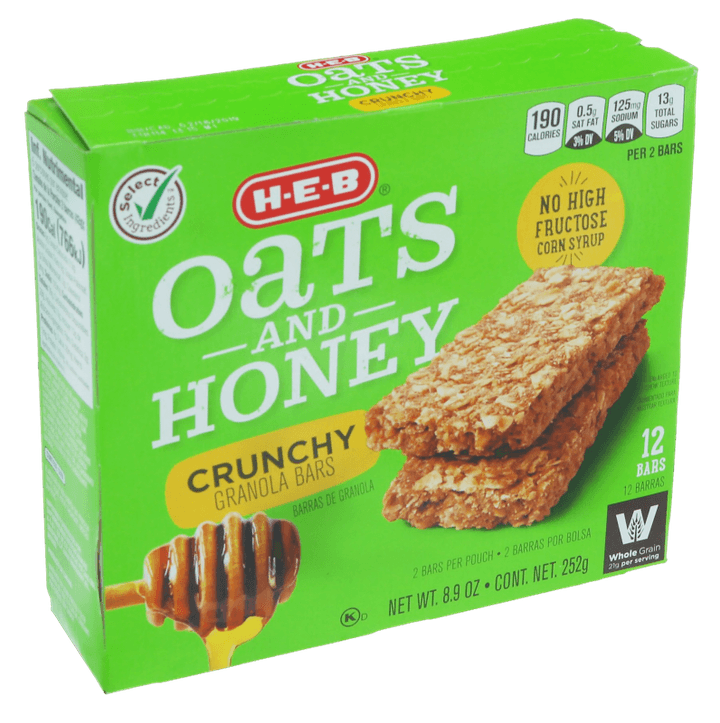 Barra De Granola Avena Y Miel 12 Pz