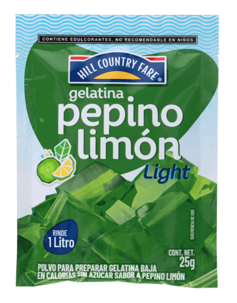 Hcf Gelatina En Polvo Light Pepino Limón 25 G