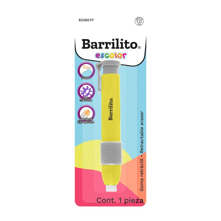 Goma Retráctil Barrilito Tipo Pluma