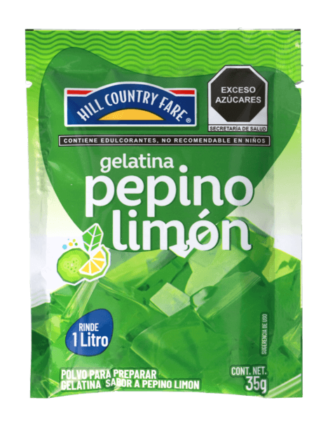 Hcf Gelatina En Polvo Pepino Limón 35 G