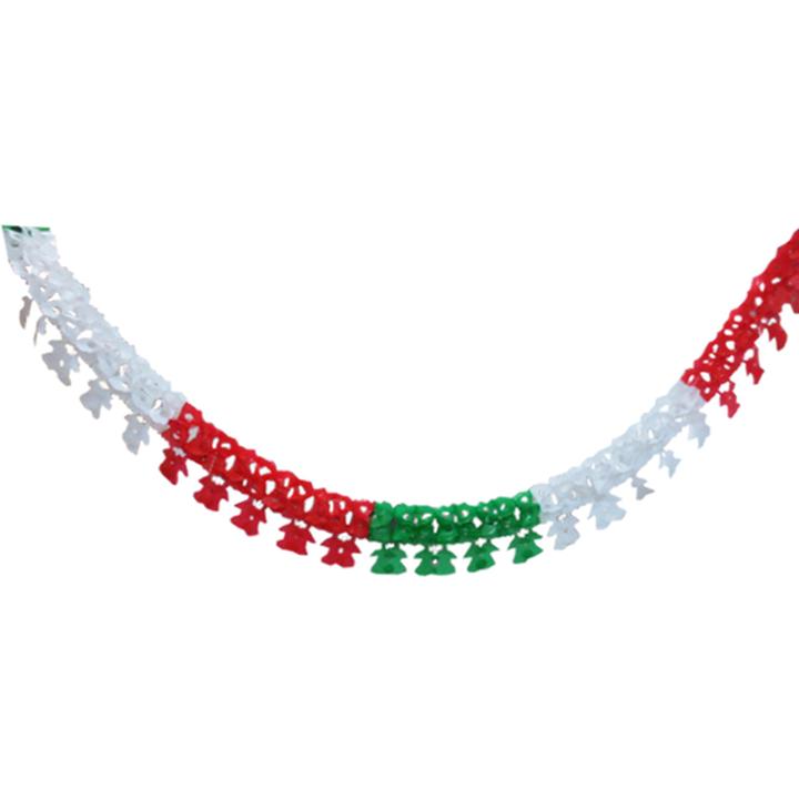 Decoración Tricolor De Plastico 3 Mts 1 Pz