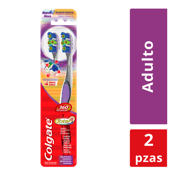 Cepillo Dental Total 12 360o Advanced Pack 2 2 Pz