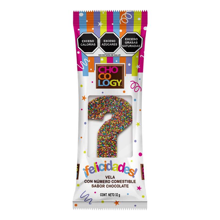 Vela De Chocolate Para Pastel Signo De Interrogación
