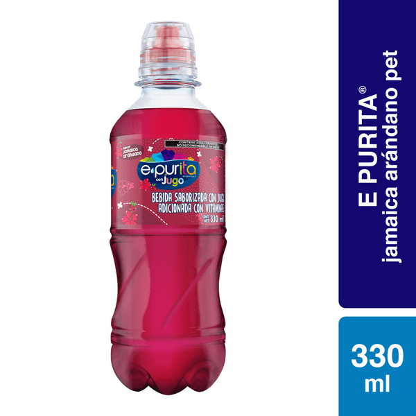 Agua Saborizada Sabor Jamaica Arándano 330 Ml