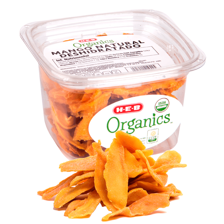Heb Organics Mango Deshidratado Organico 200 G