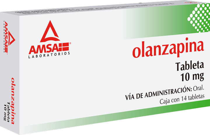 Olanzapina 10 Mg 14 Tabletas Gen 14 Pz