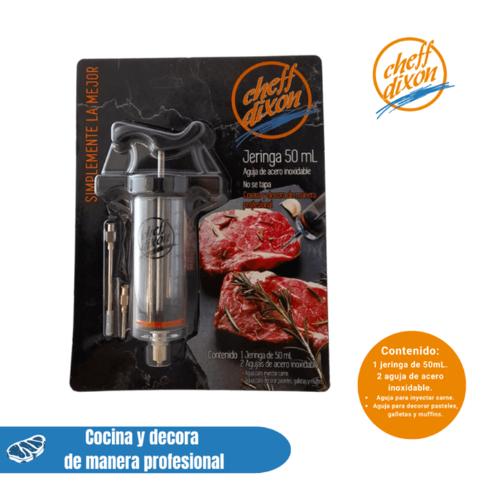 Jeringa Cheff Dixon Multiusos 50ml 1 Pz