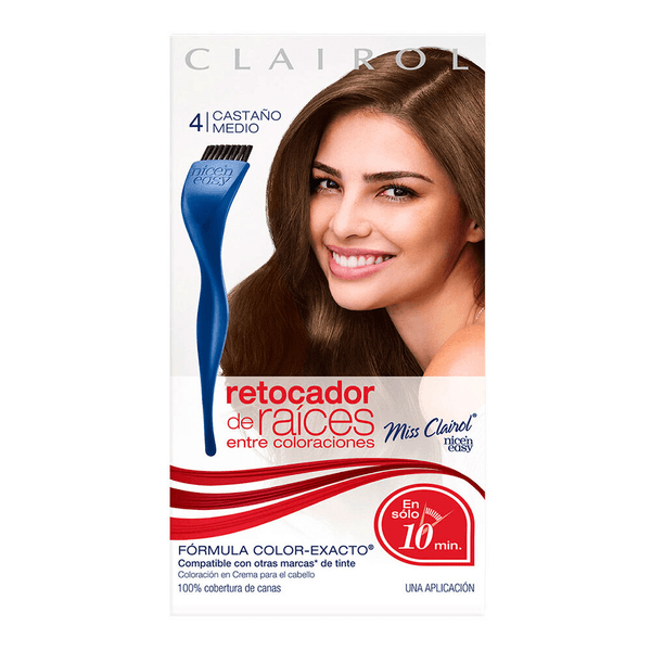 Retocador De Raíces 4 Castaño Medio 1 Pz