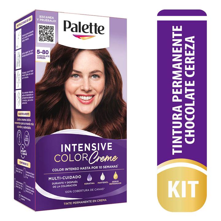 Tinte Para Cabello Palette Color Creme Chocolate Cereza Chic 5-80