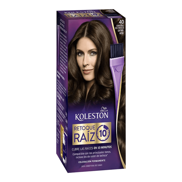 Retocador De Raíces 40 Castaño Mediano 1 Pz
