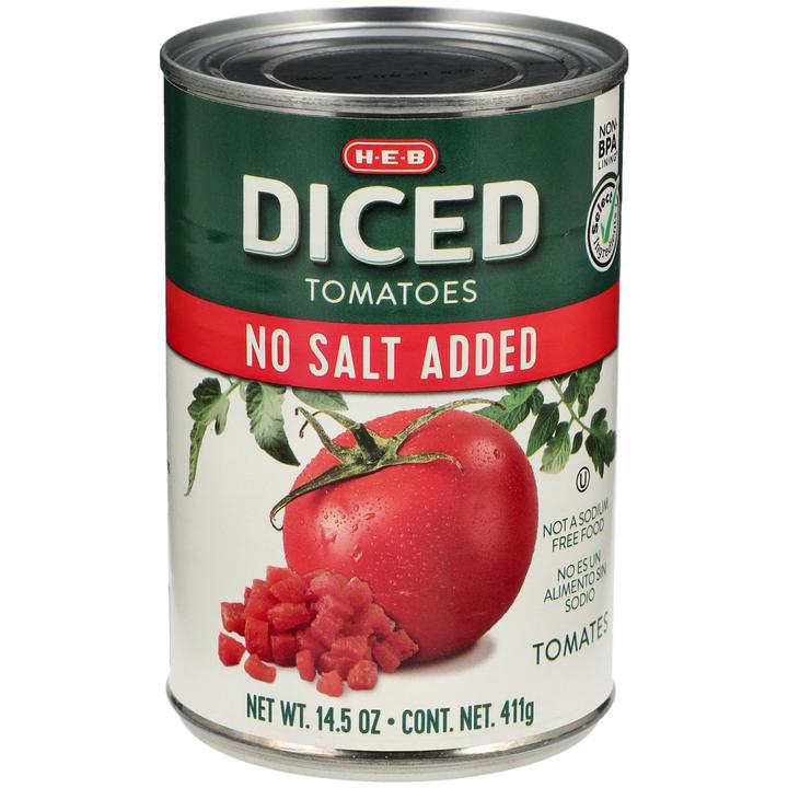 Heb Tomate En Cubitos Sin Sal Añadida 411 G