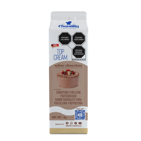 Crema Para Batir Sabor Chocolate 1 Kg