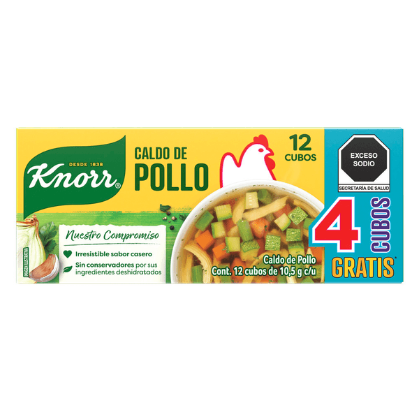 Knorr Caldo Sabor Pollo 132 G