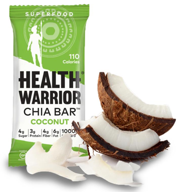 Health Warrior Barra De Chia Sabor Coco 25 G