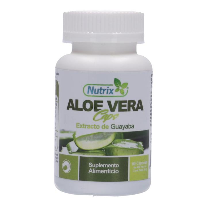 Aloe Vera 400 Mg 60 Capsulas 1 Pz